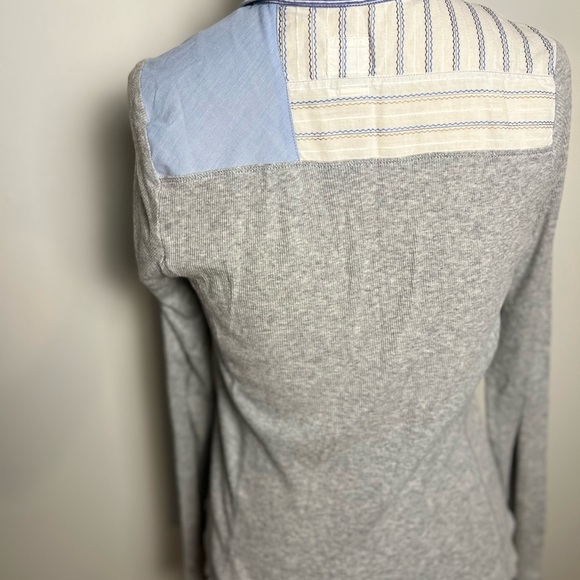 Anthropologie Tiny brand top ribbed and blouse in one size medium - Picture 4 of 6